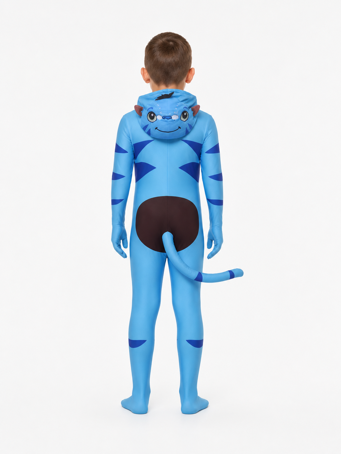 Avatar Costume with Tail and Mask, Sizes 110-190