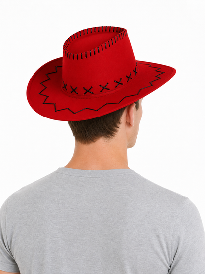 Carnival Cowboy Hat with a Wide Brim