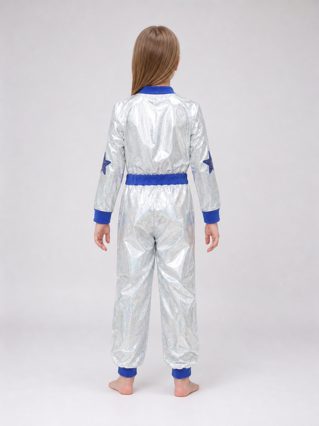 Silver Astronaut Costume for Halloween and the Stage