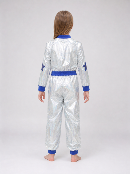Silver Astronaut Costume for Halloween and the Stage