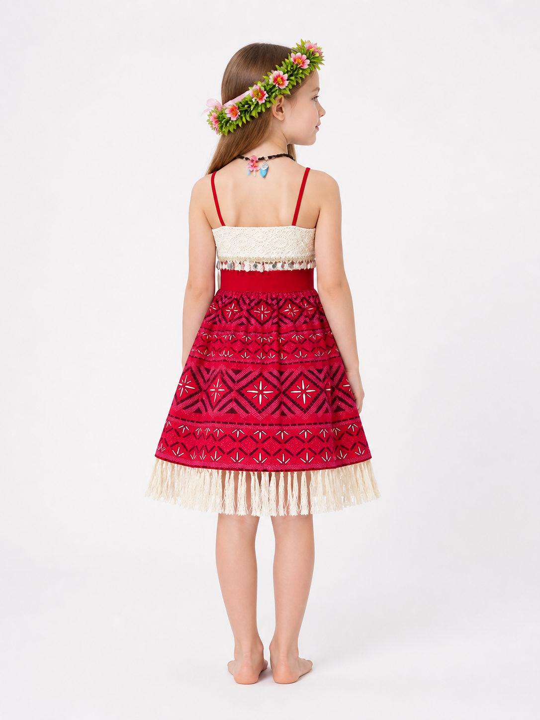 Polynesian-Style Princess Carnival Costume back view