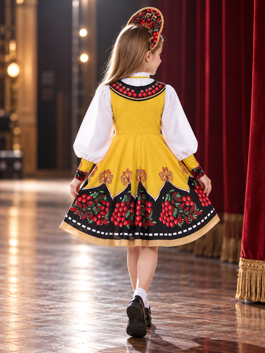 Children’s Stage Costume: Yellow Sundress