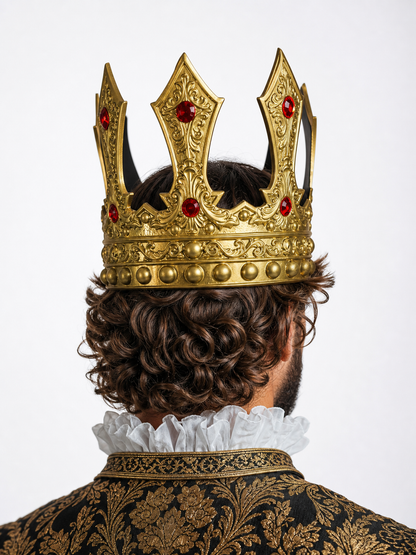 Carnival Crown with Stones and Beads