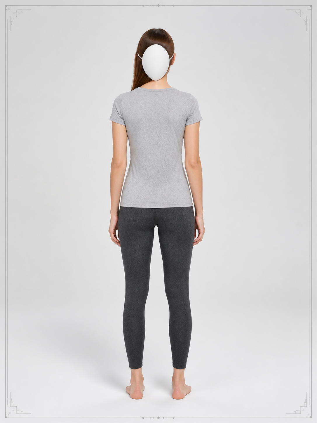White Carnival Masks for Halloween and Cosplay, 5-Pack back view