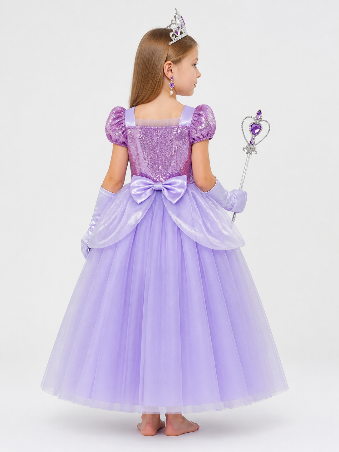 Princess Costume for Halloween and Cosplay back view