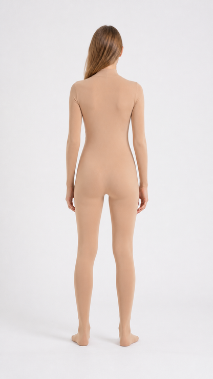 Zentai Bodysuit with Covered Hands and Feet back view