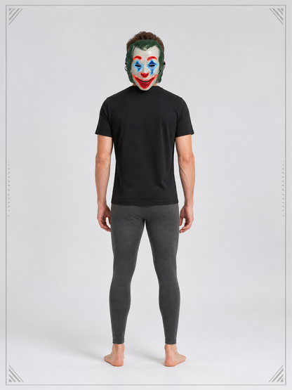 Glowing Clown Carnival Mask for Halloween and Cosplay back view