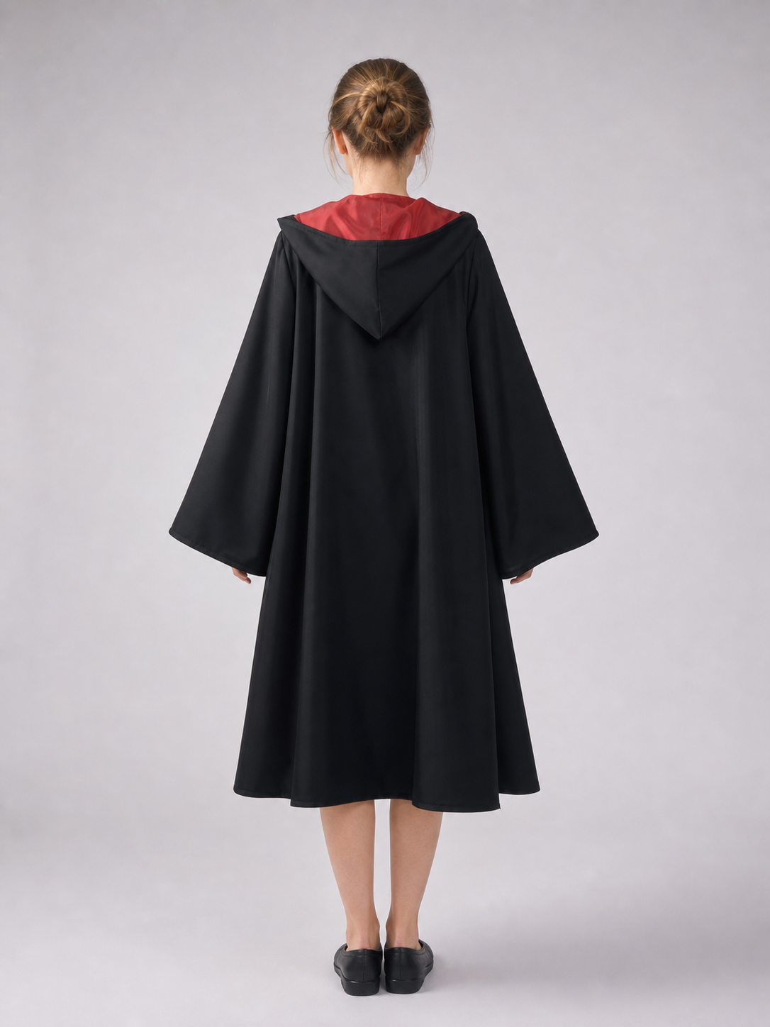 Harry Potter Costume, Black Robe, Red Lining