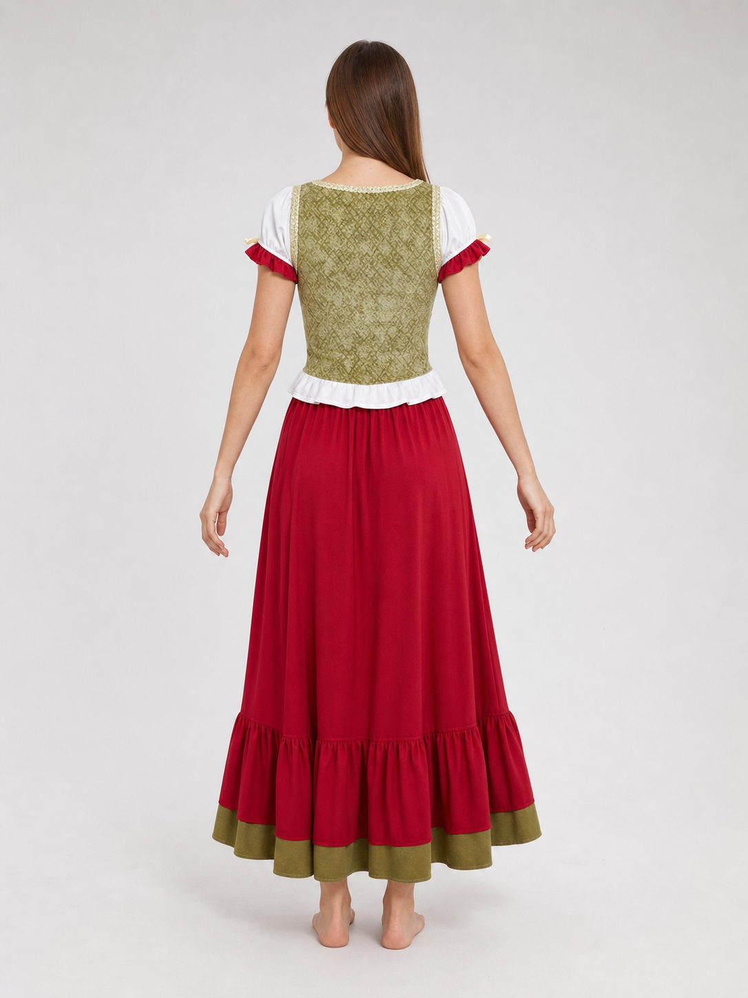 Bavarian-Style Carnival Dress for Oktoberfest