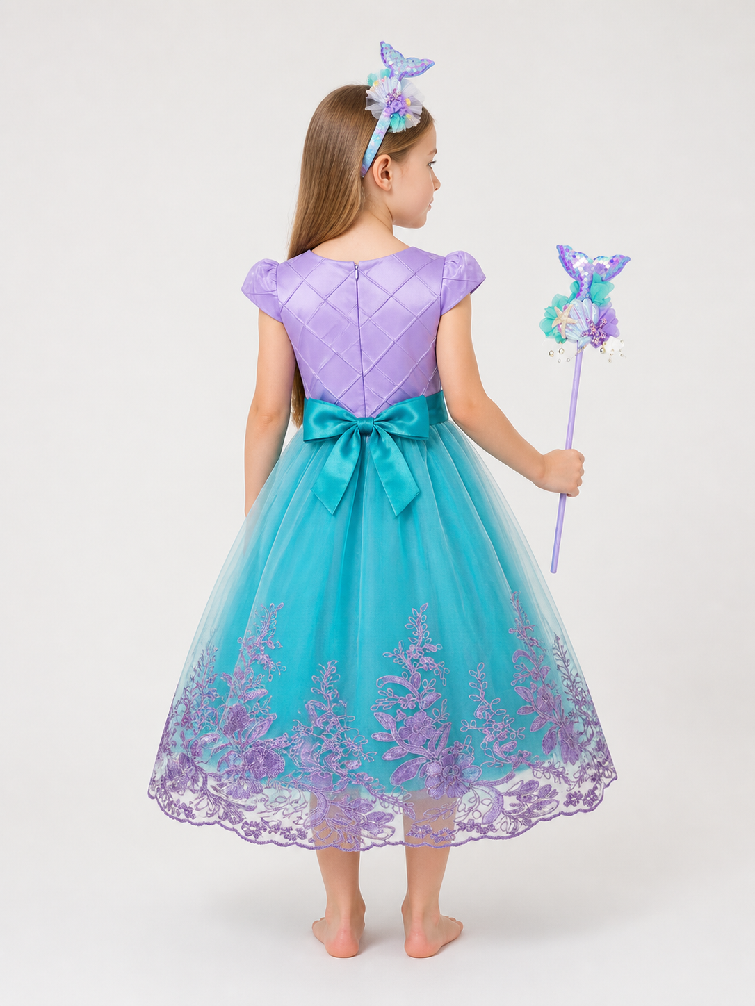 Rainbow Mermaid Costume for Halloween and Cosplay
