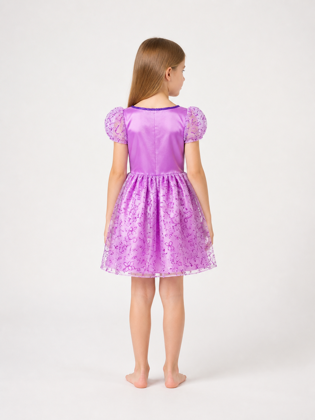 Halloween Princess Costume Dress with Flowers