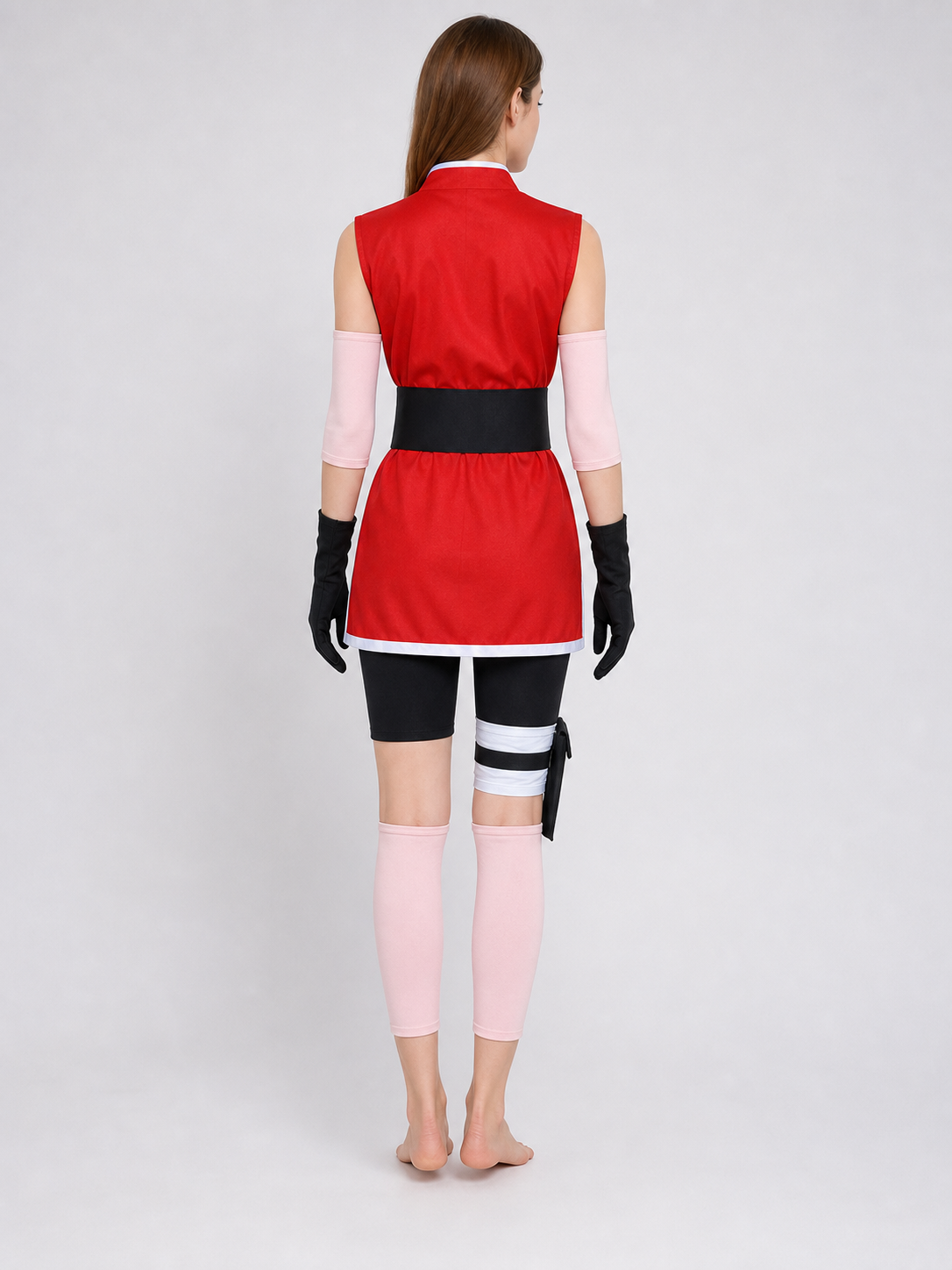 Sakura cosplay costume with top and shorts