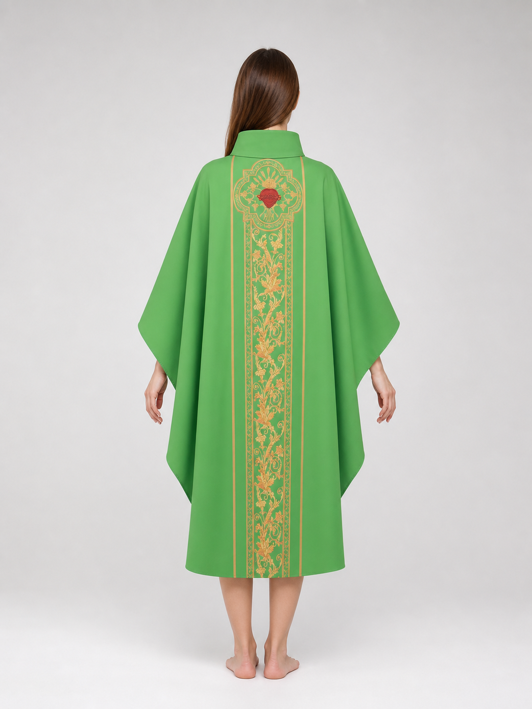 Cosplay Robe Costume with Gold Accents