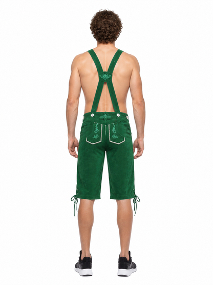 Oktoberfest Overalls with Embroidery and Drawstrings back view