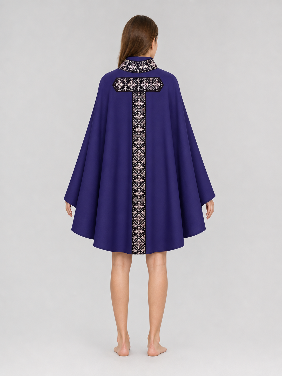 Cosplay Robe with Geometric Pattern