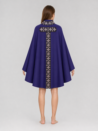 Cosplay Robe with Geometric Pattern
