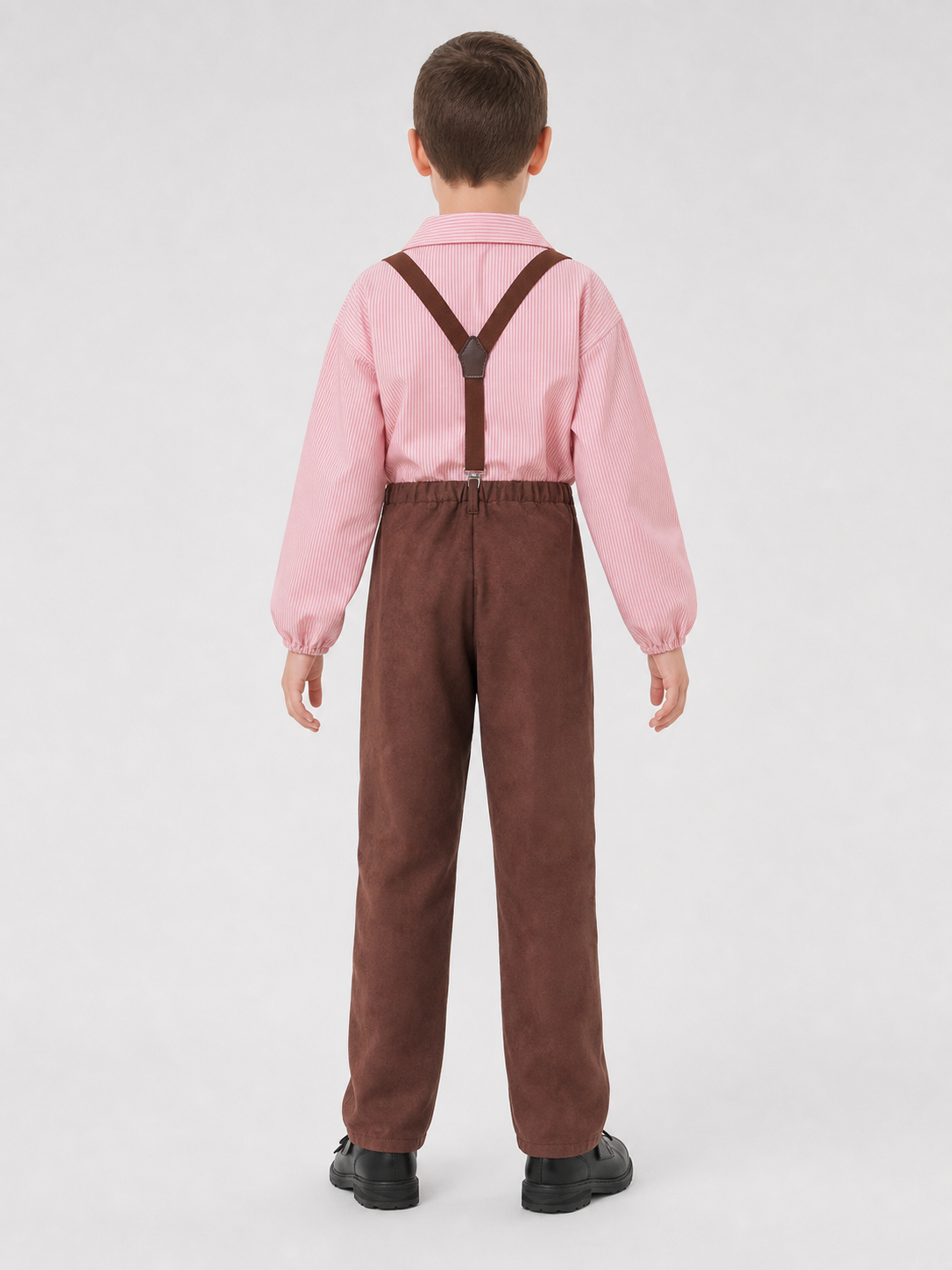 Retro-Style Shirt, Pants, and Suspenders Set
