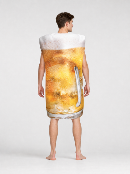 Beer Mug Costume for Halloween and Parties