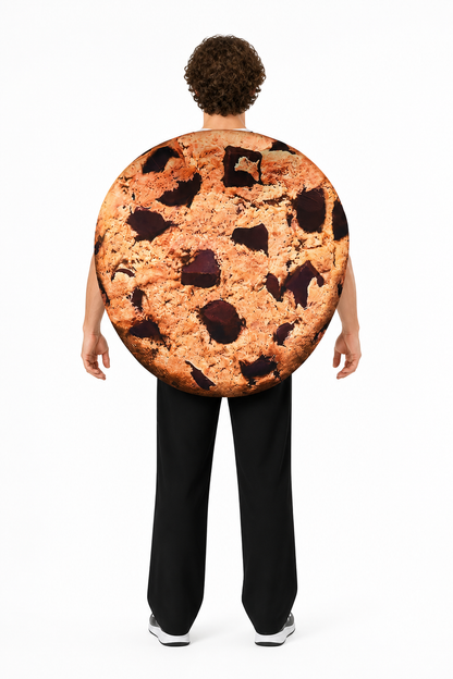 Chocolate Chip Cookie Costume back view