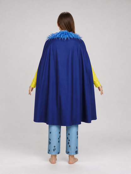 Trafalgar Law Cosplay Costume: Cape, Jacket, and Pants