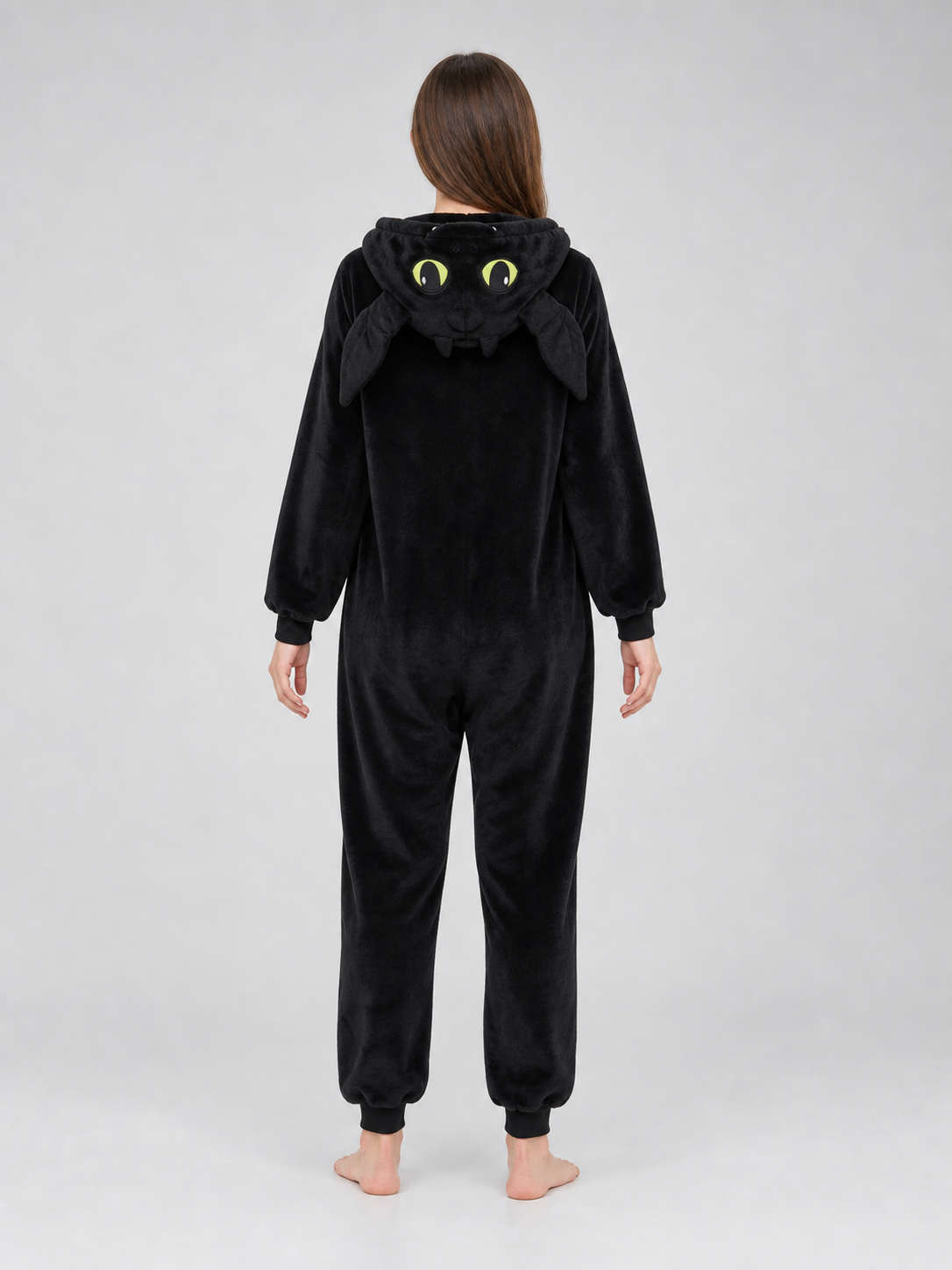 Black Dragon Costume with Hood