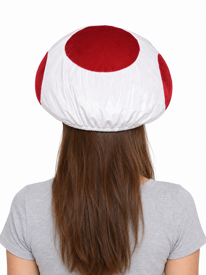 Red and White Mushroom Costume Hat