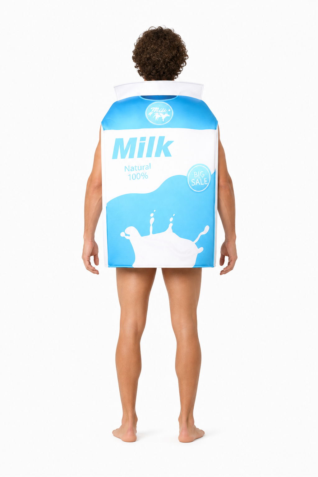 Milk Carton Costume back view