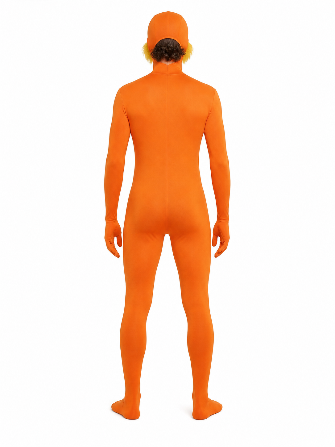 Carnival Jumpsuit with Hood and Beard back view