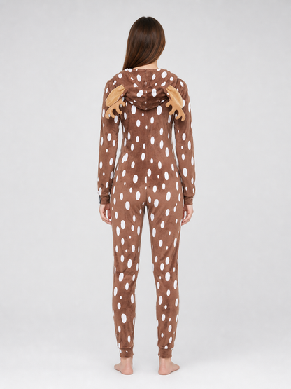 Deer Costume with Hood and Antlers