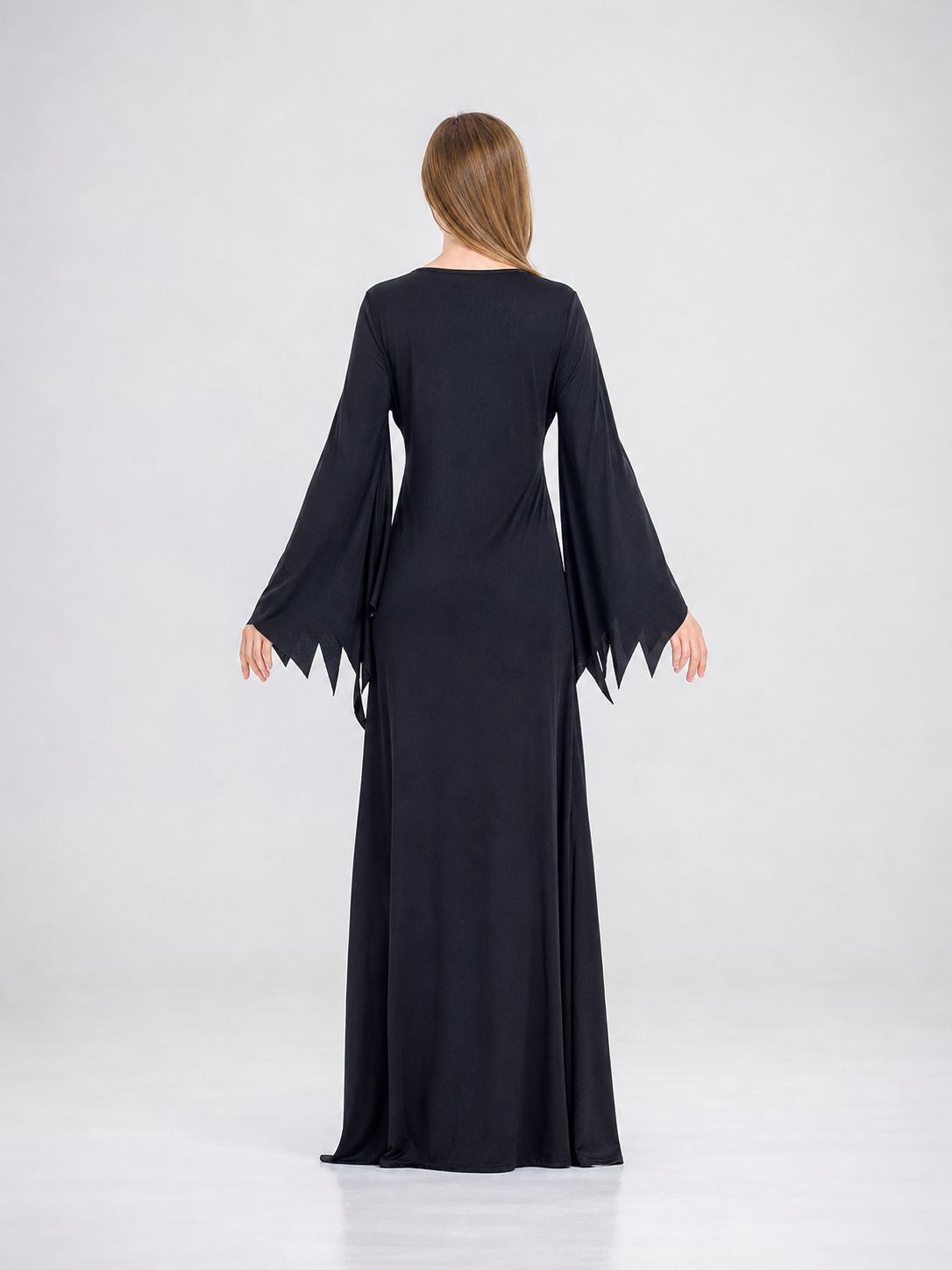 Witch Costume: Purple Dress, Hat, and Accessories