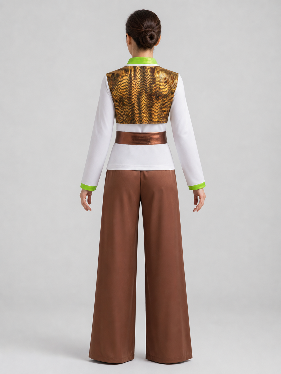 Shrek Carnival Costume: Vest, Shorts, and Belt