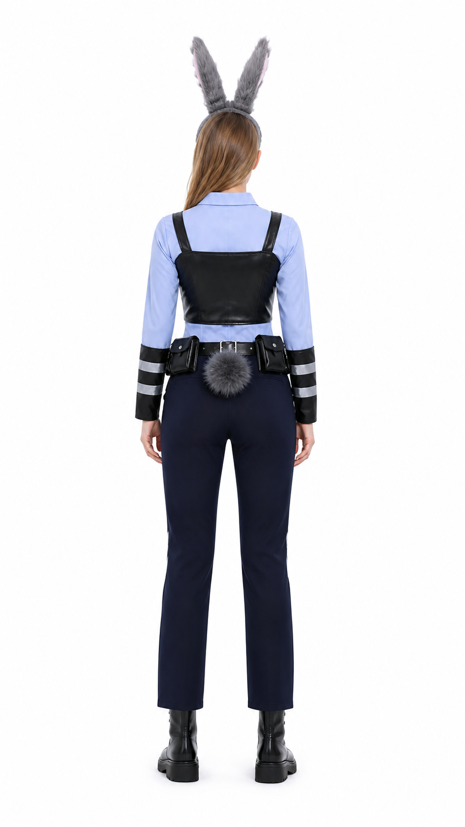 Carnival Police Rabbit Costume back view