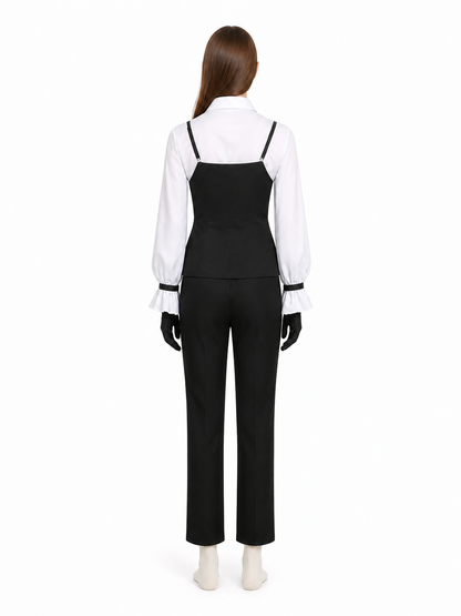 Cosplay Costume: Shirt, Vest, Pants back view