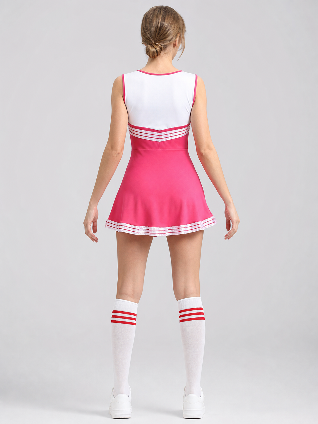 Cheerleading-Style Stage Costume with Accessories