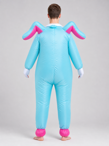 Full-body cartoon character-style rabbit costume for Easter celebrations