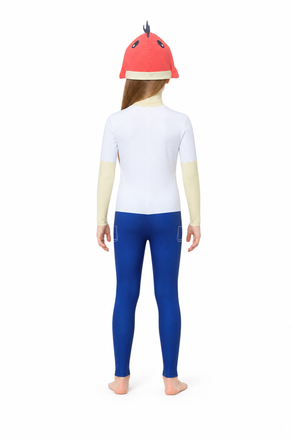 Kids' Red Deer Costume for Halloween back view