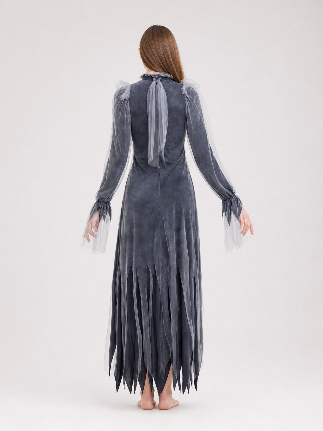 Gothic Maxi Dress for Halloween and Cosplay
