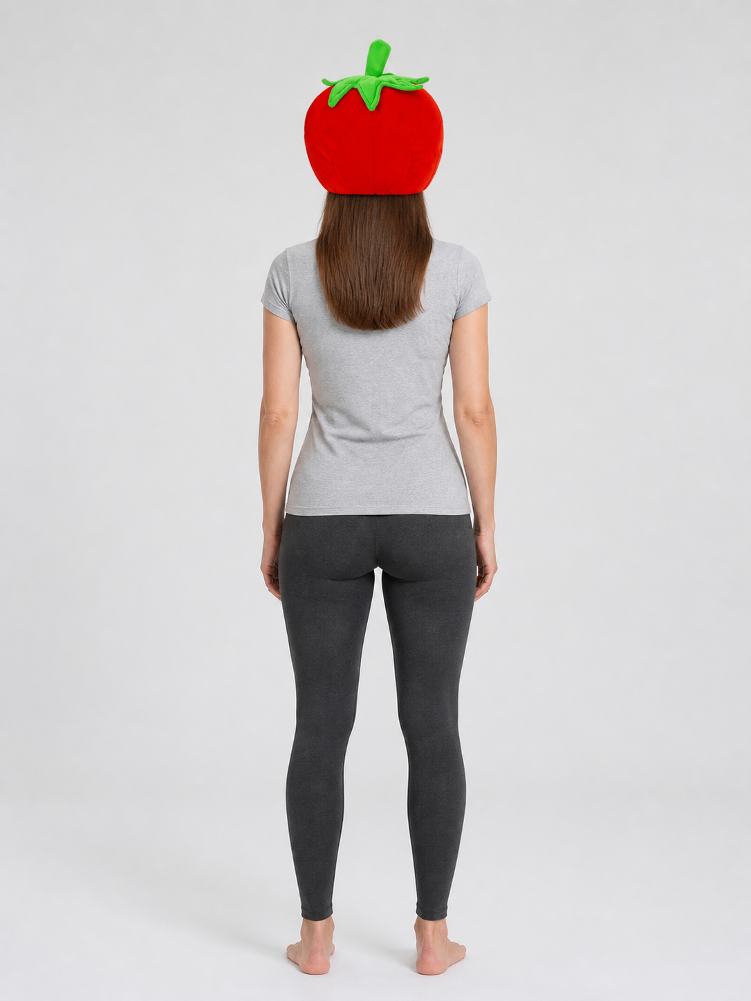 Red Tomato Halloween Carnival Headpiece back view
