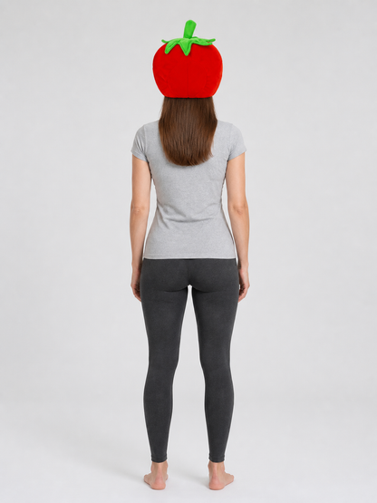 Red Tomato Halloween Carnival Headpiece back view