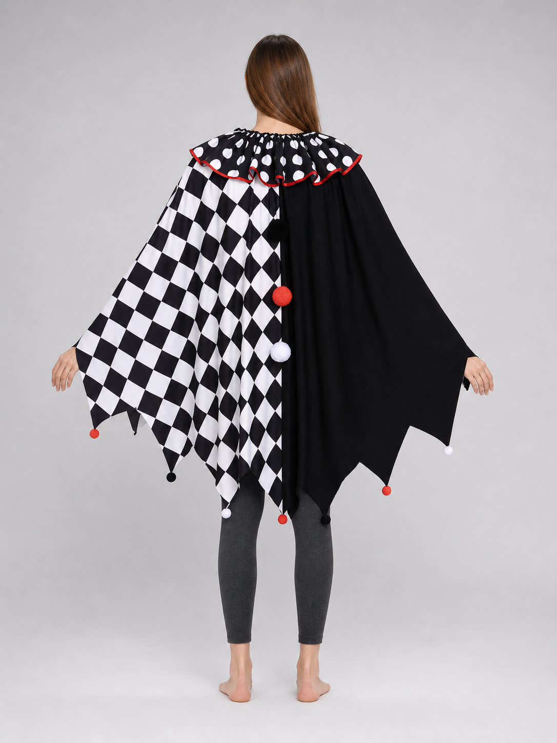 Clown Cape Cloak for a Carnival Costume