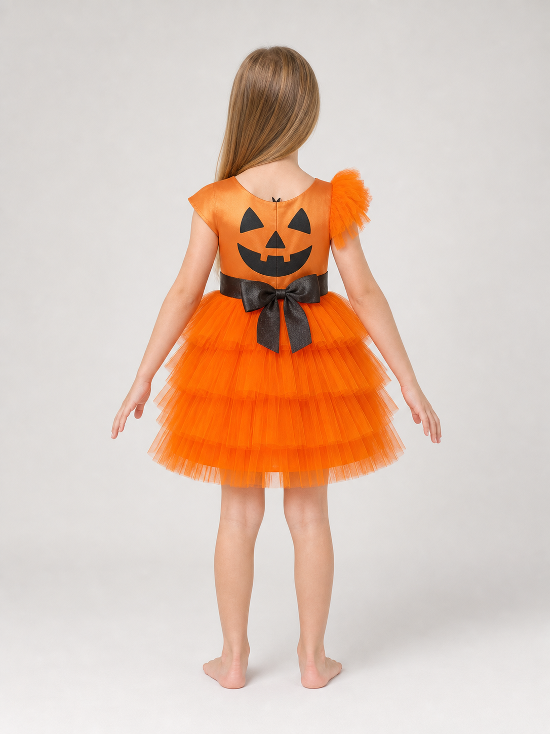 Kids' Pumpkin Halloween Costume with Headband