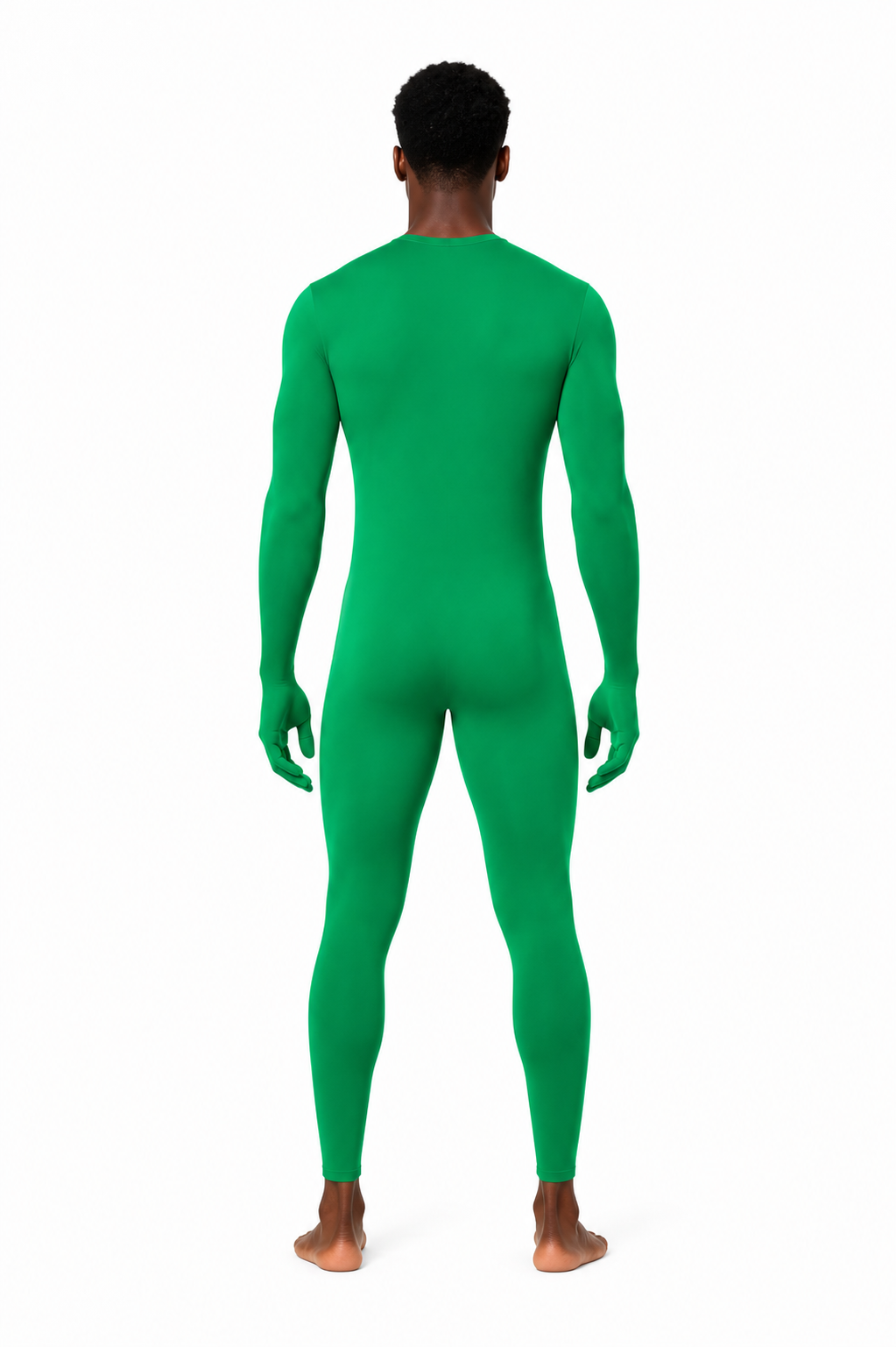 Kids' Green Hooded Halloween Jumpsuit