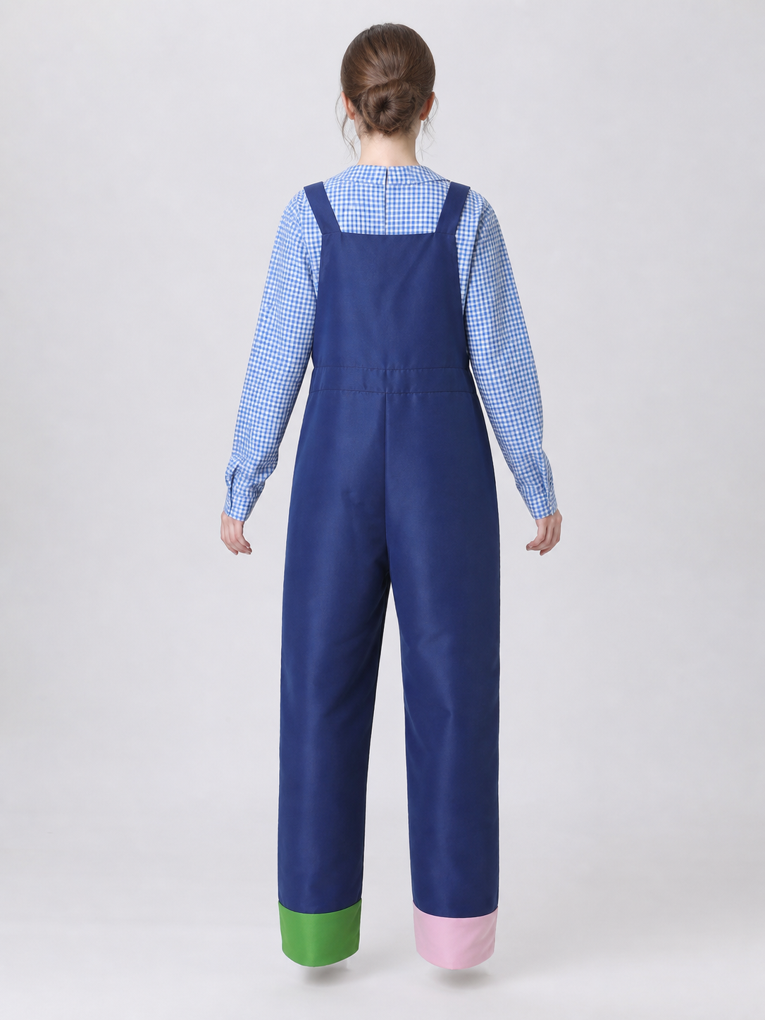 Easter Bunny Costume: Jumpsuit and Mask back view