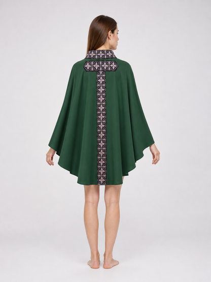 Cosplay Cape with Geometric Pattern