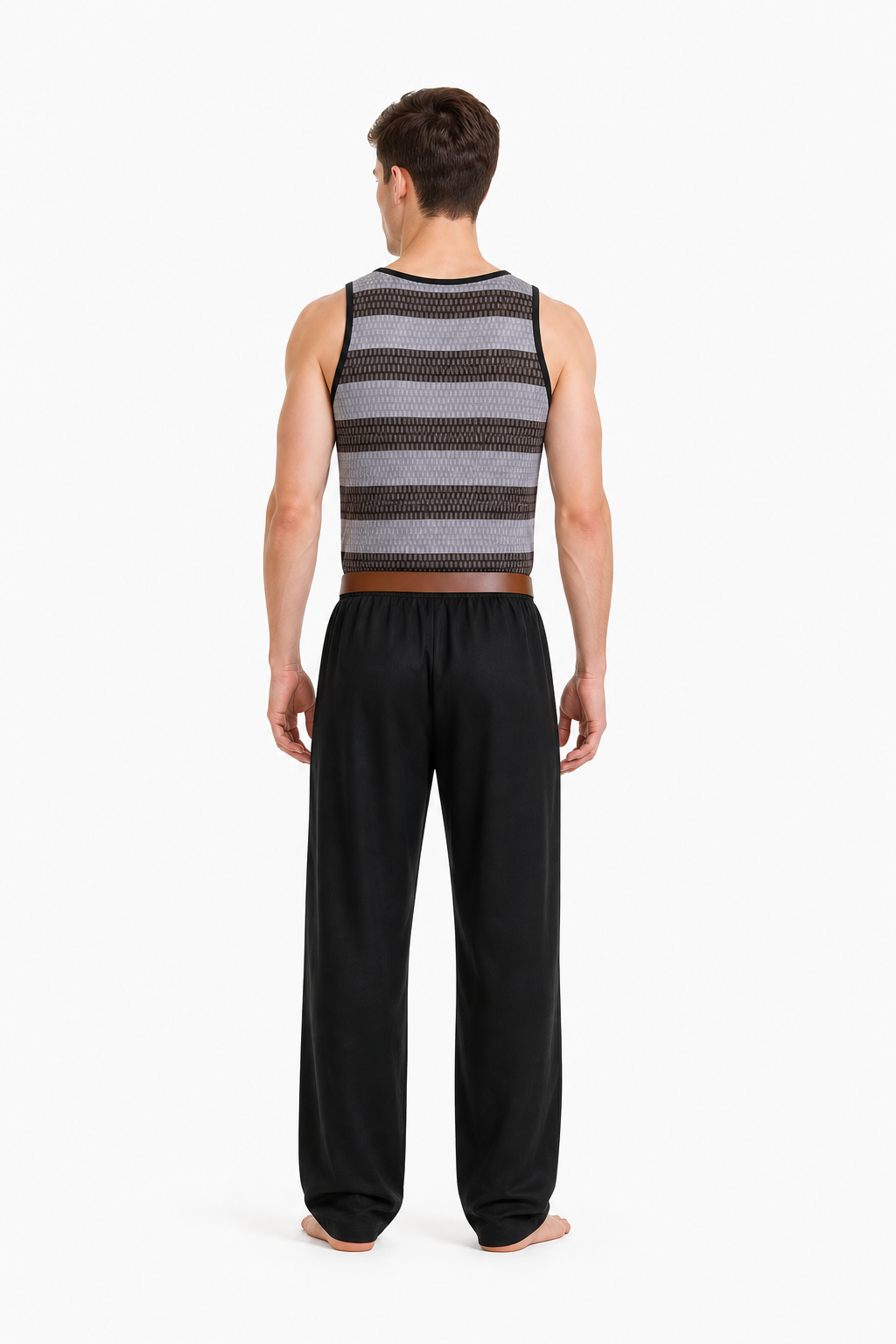 Cosplay Costume: Shirt, Pants, and Belt back view