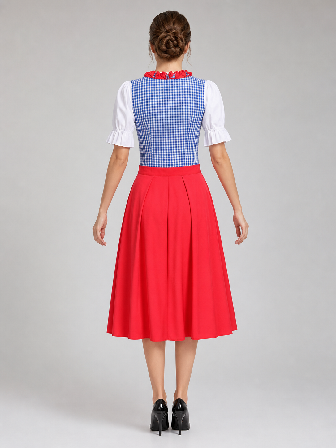 Oktoberfest Dress with Lacing and Bows