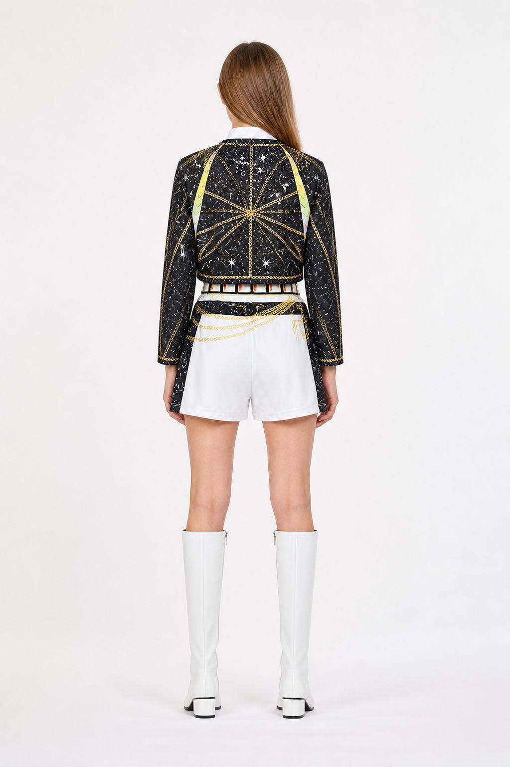 K-pop Stage Costume, 3-Piece Set back view