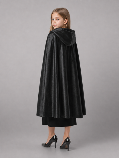 Black Hooded Costume Cape, Cosplay