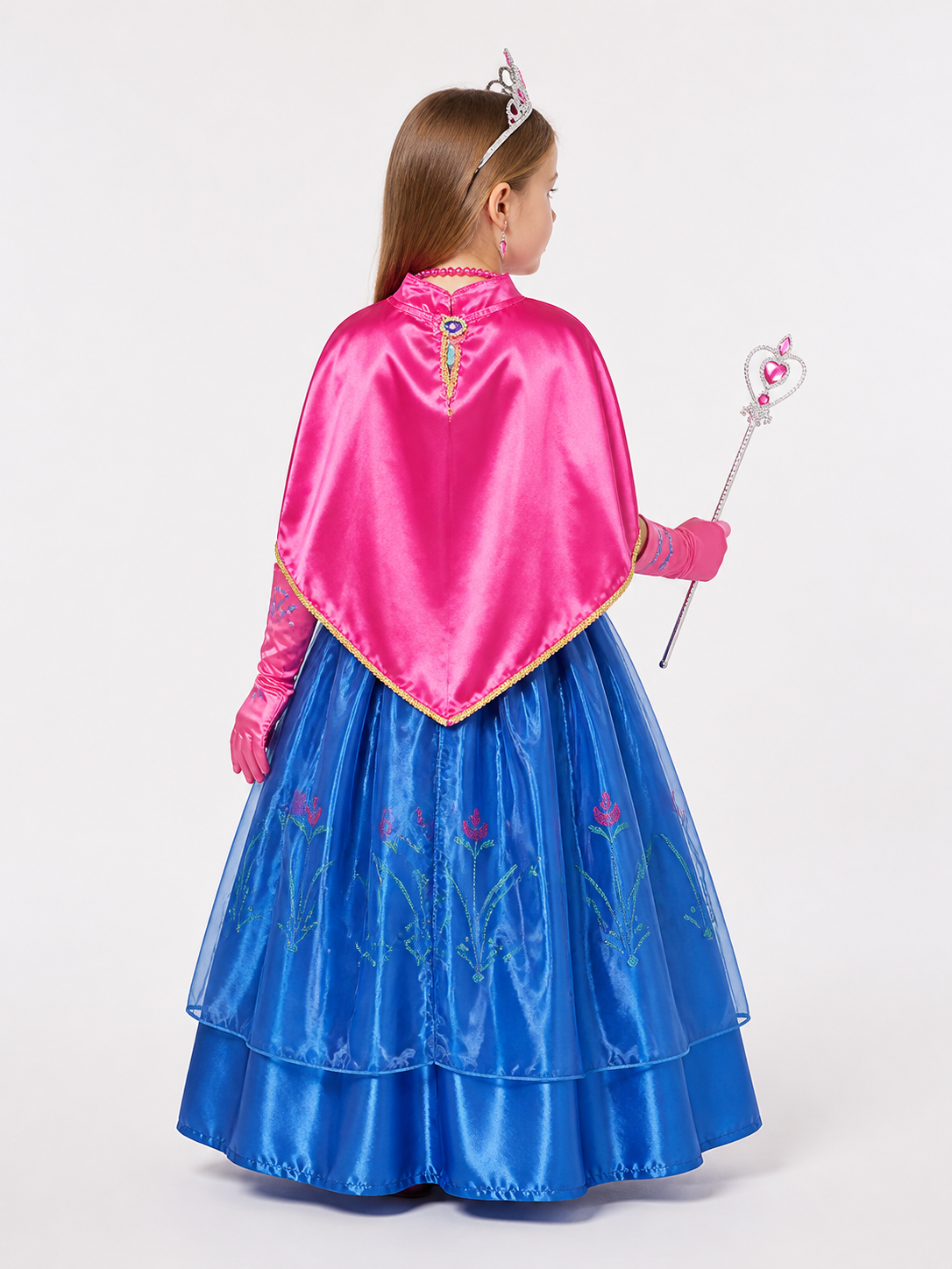 Princess Costume with Cape for Halloween