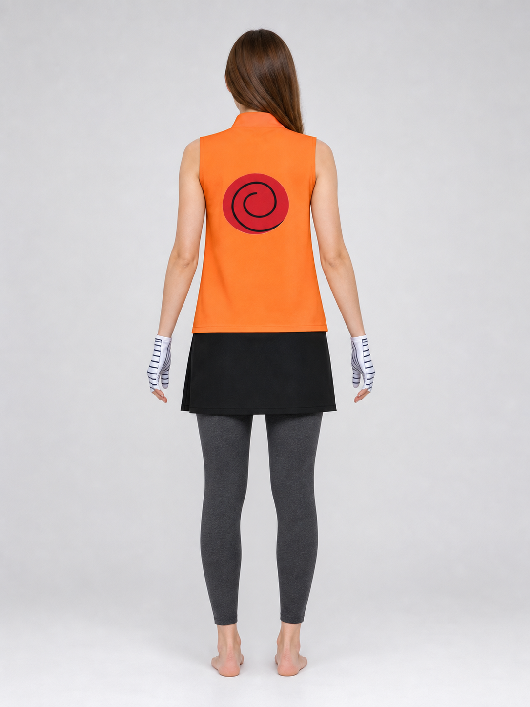 Naruto Cosplay Costume: Top, Bottom, and Gloves